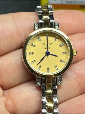 Invicta Angel Women’s Watch 25 mm Gold/Silver Tone New w/Box